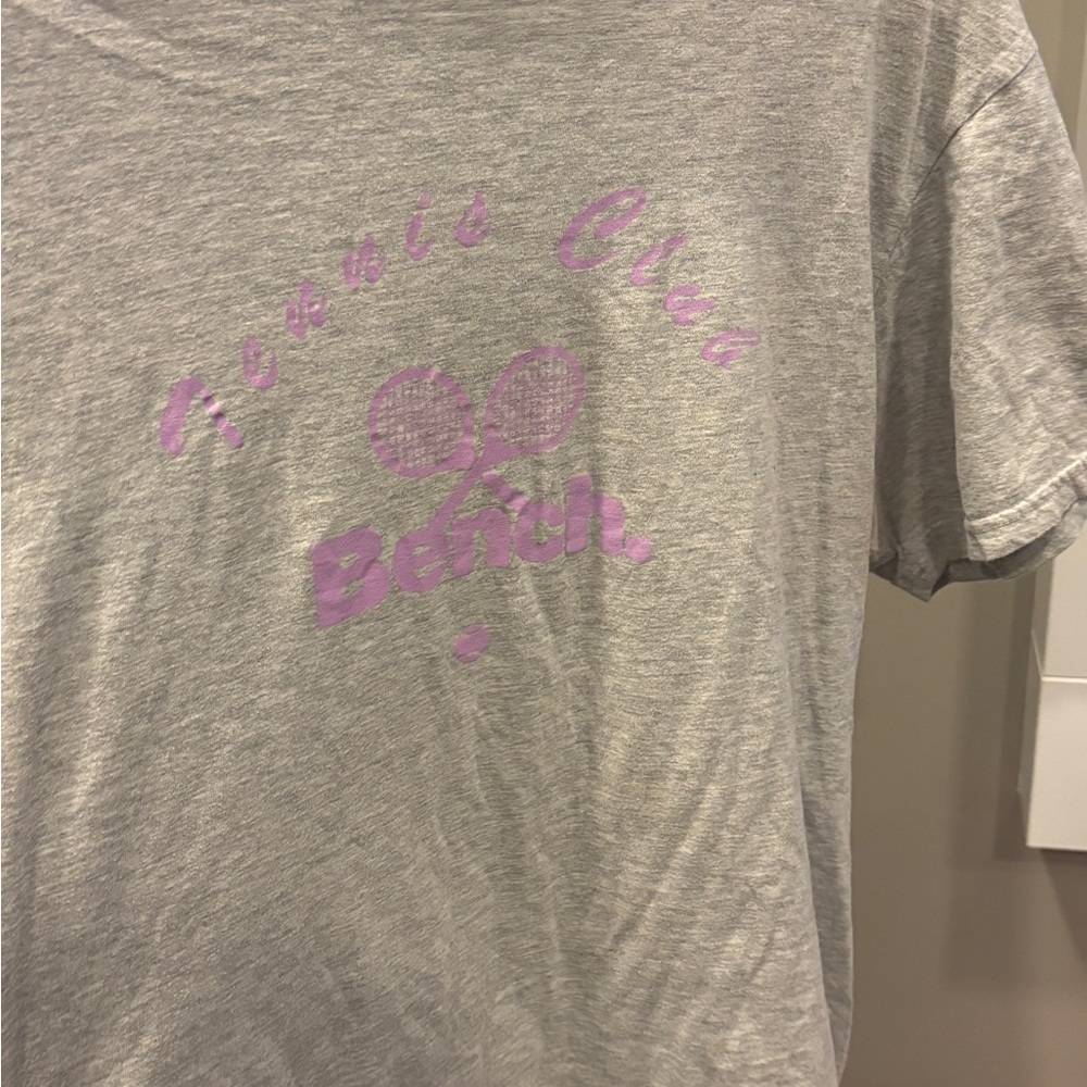 Bench Grey Tee with Purple Tennis Club Graphic - Picture 5 of 6